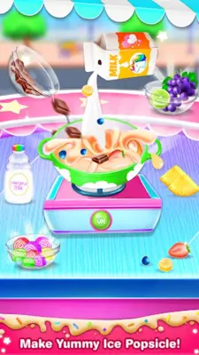 Unicorn Ice cream Pop game android App screenshot 2