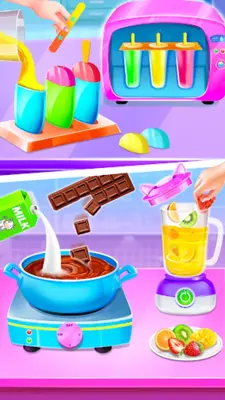 Unicorn Ice cream Pop game android App screenshot 6